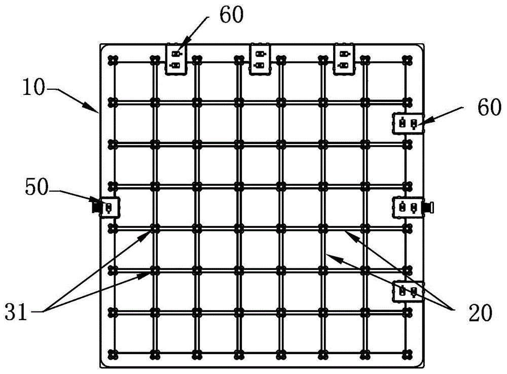LED display module group, and base frame disc and optical control circuit board both for same
