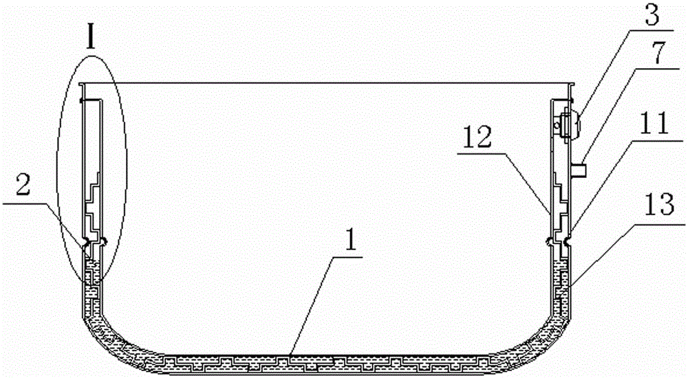 Uniform-temperature pot body and manufacturing method thereof