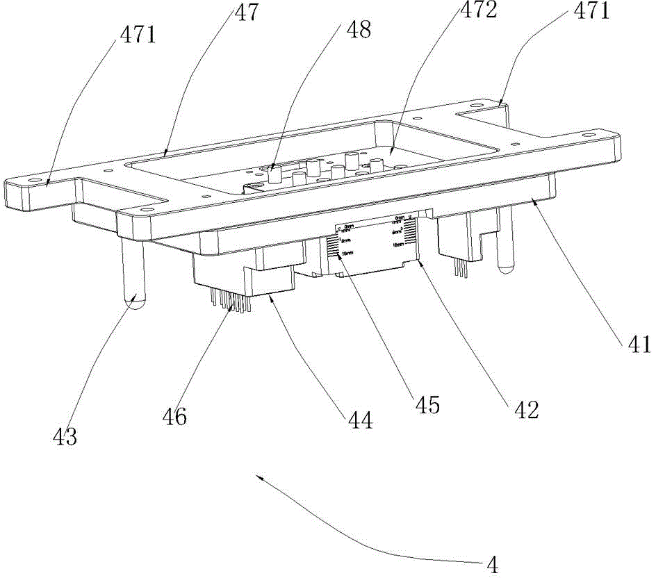 Semi-automatic interchange equipment for testing electrical performance and testing method thereof