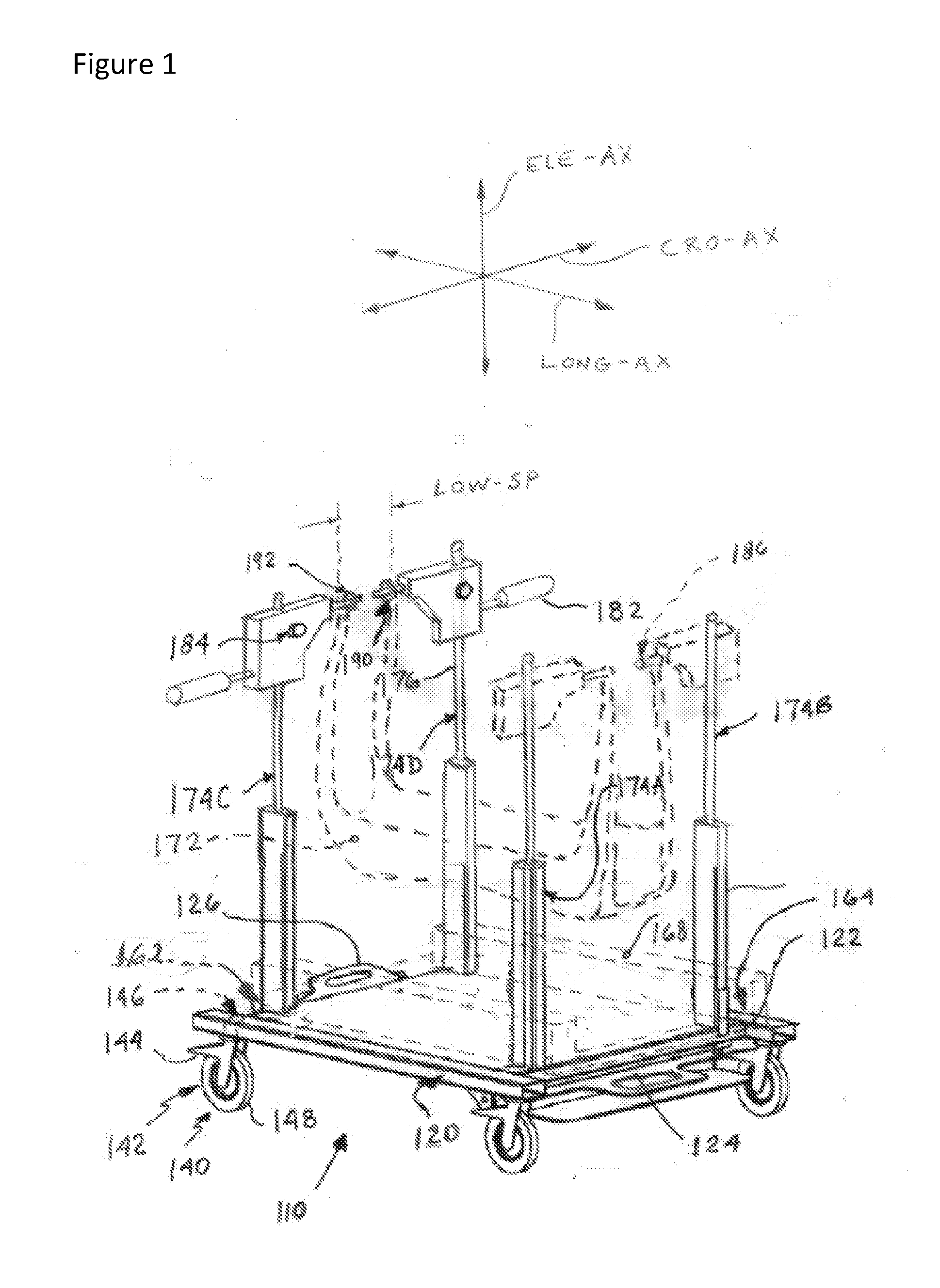 Pet lift device with a transport mode and a stationary location mode