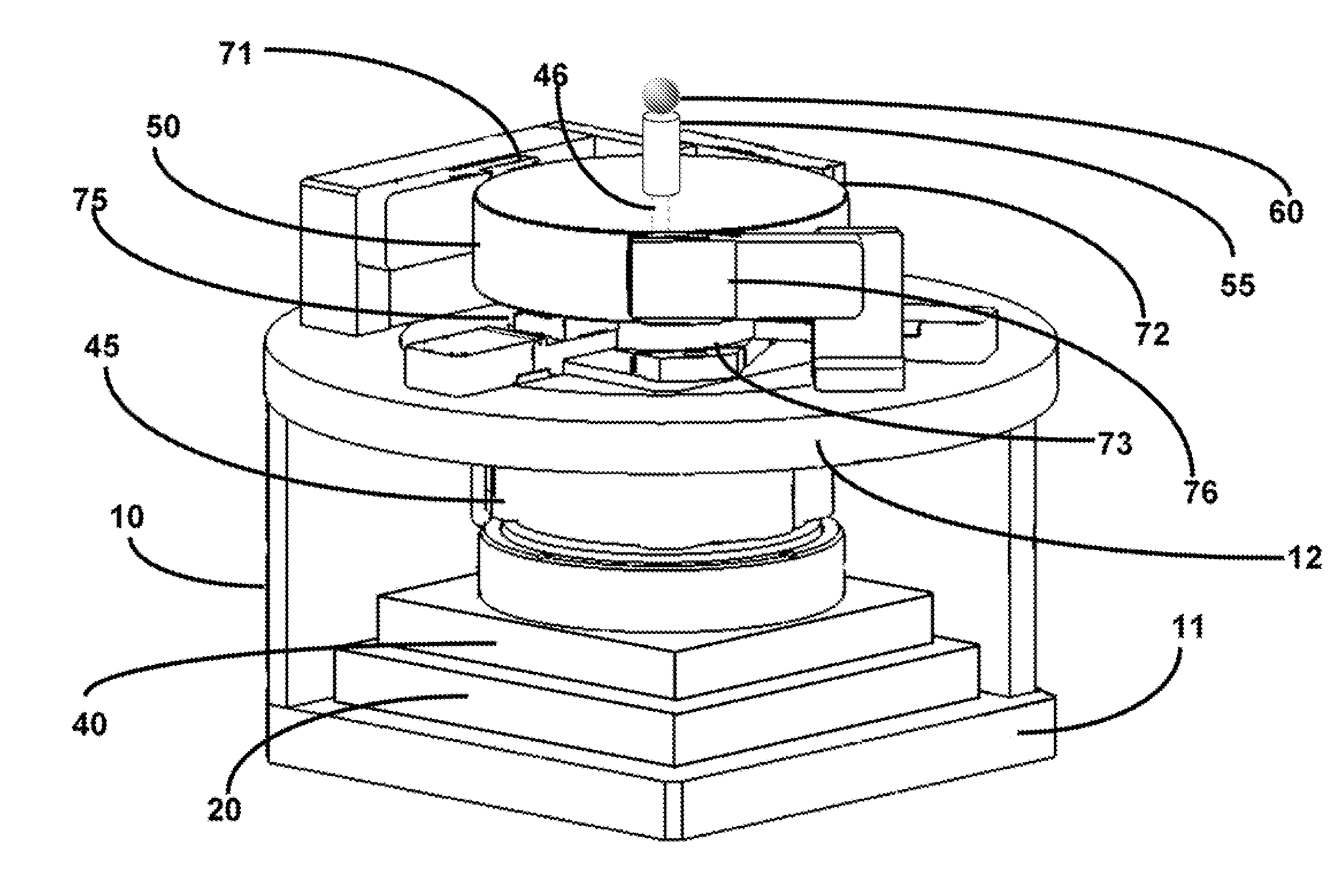 Five Axis Compensated Rotating Stage