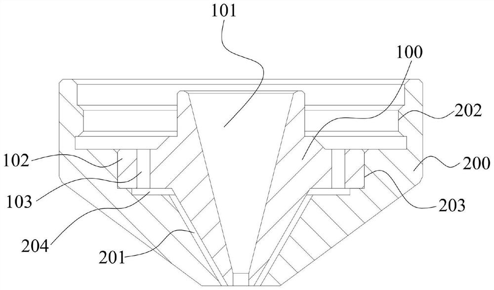 Laser cutting nozzle