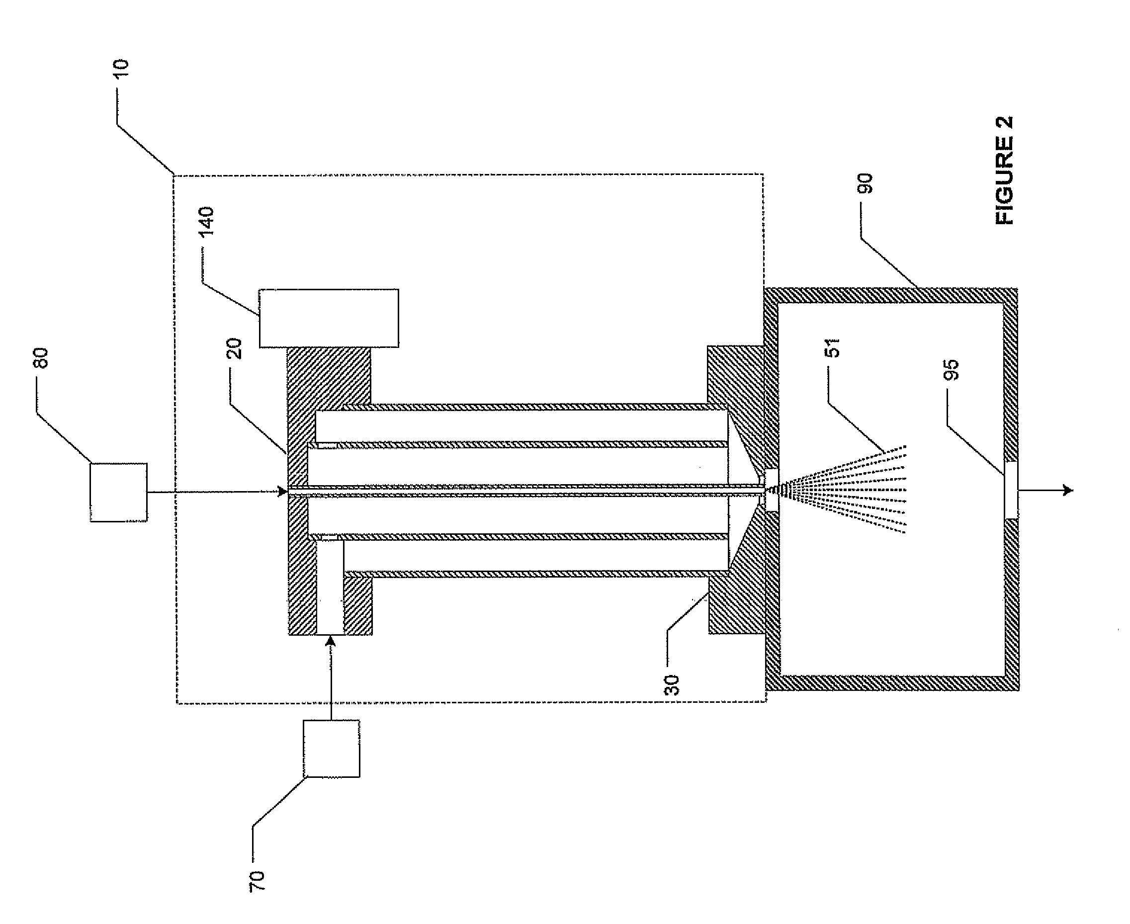 Method and apparatus for liquid precursor atomization