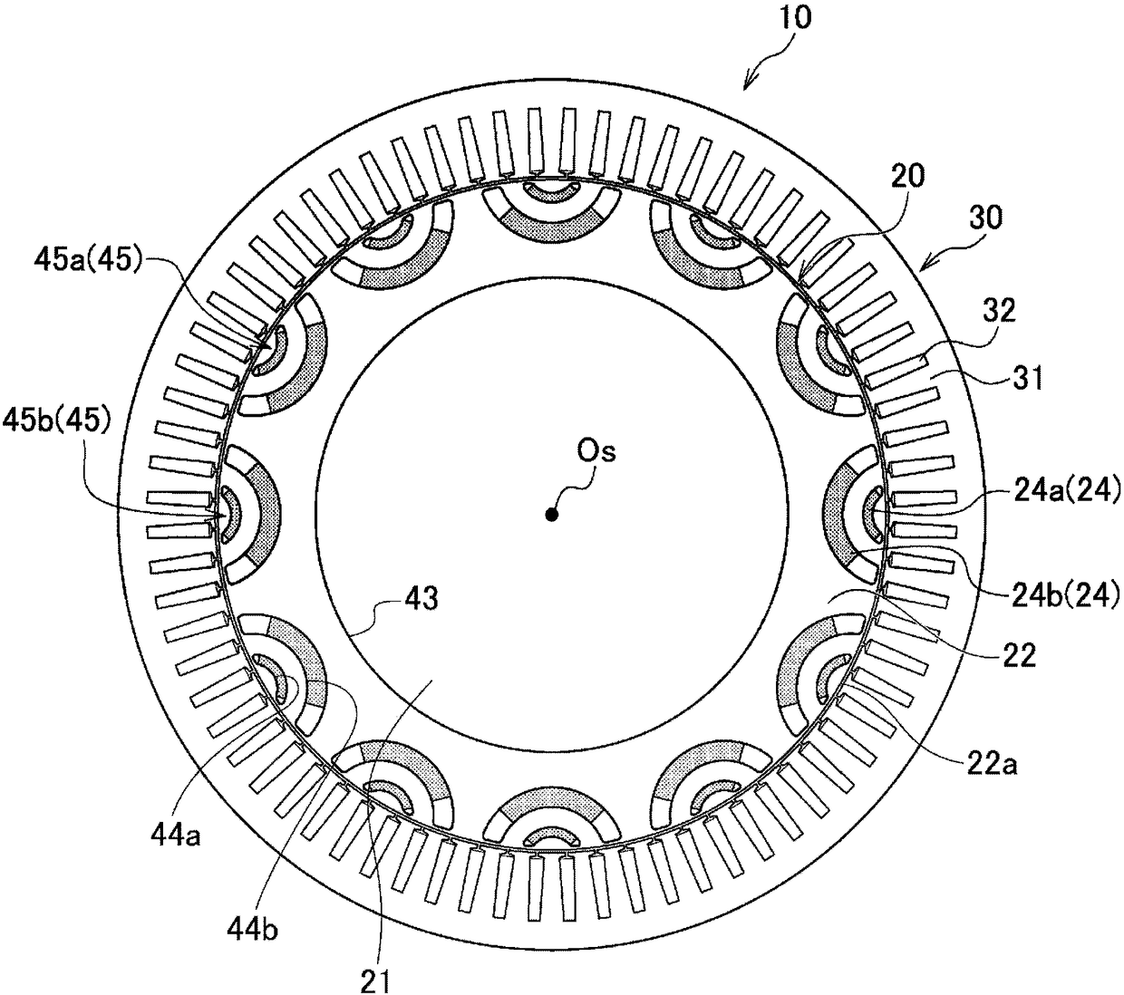 Rotor of rotary electric machine