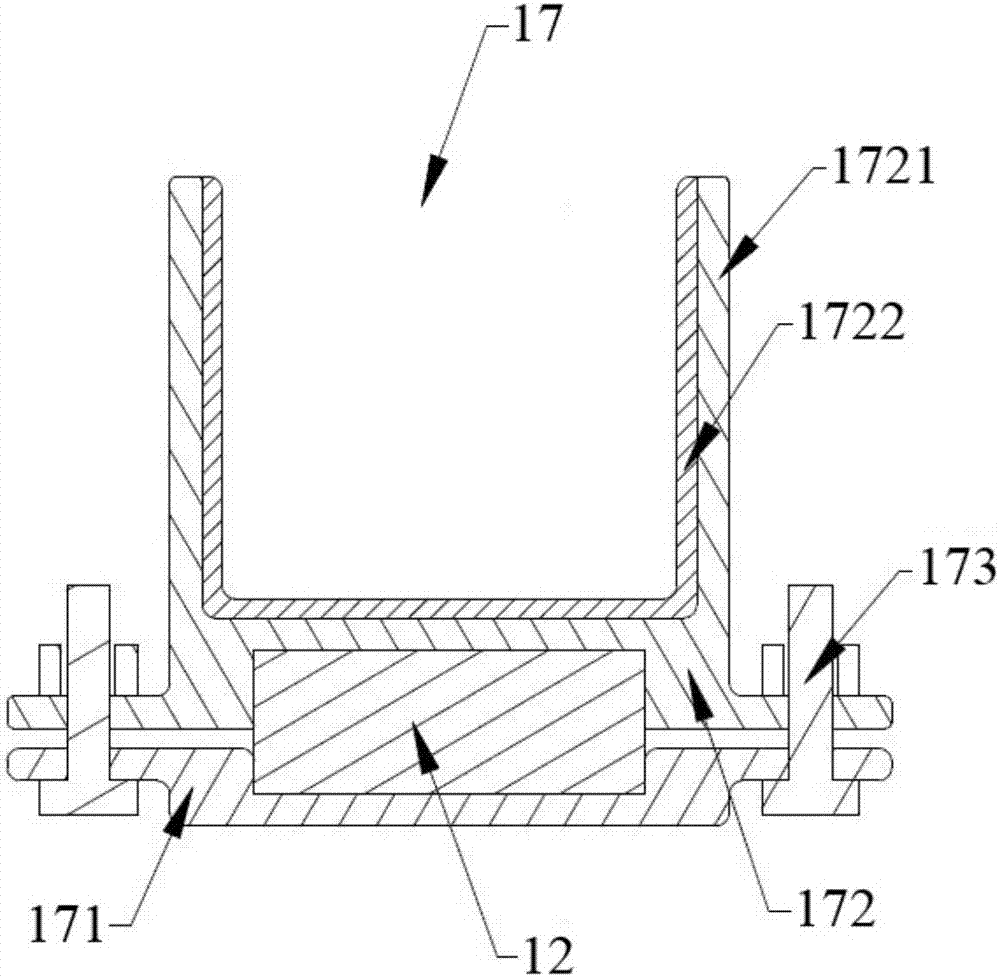 Plate-type spring assembly and vehicle hanging device