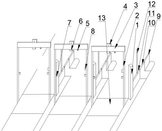 Vehicle overload detecting and processing system of highway toll station