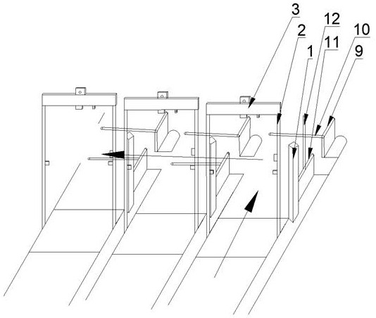 Vehicle overload detecting and processing system of highway toll station