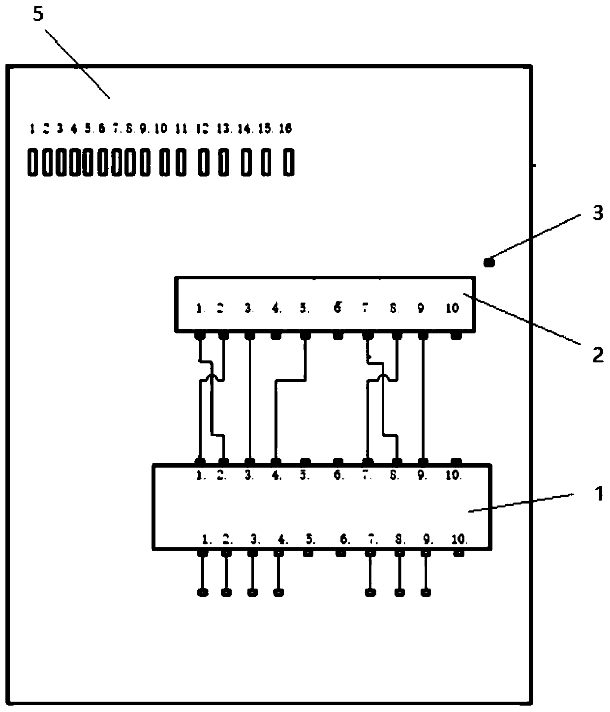 Verification training device of electric energy metering device