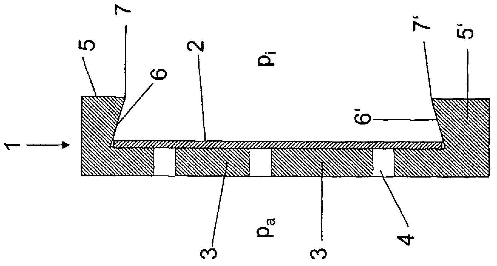 Retaining device for substrates and method for coating a substrate