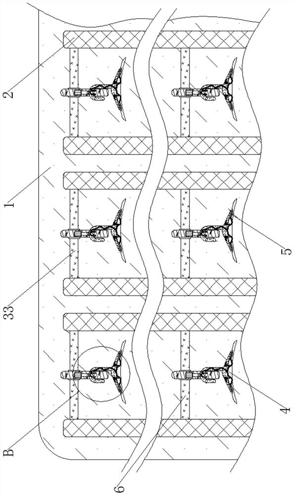 Clothes wholesale trade double-layer display rack facilitating clothes taking