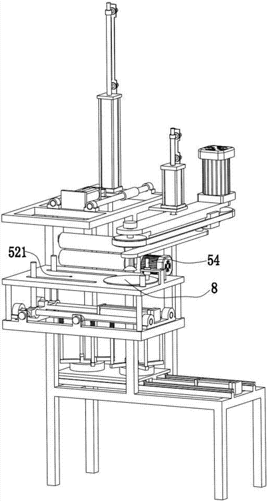 Automatic feeding machine for pot punch forming device