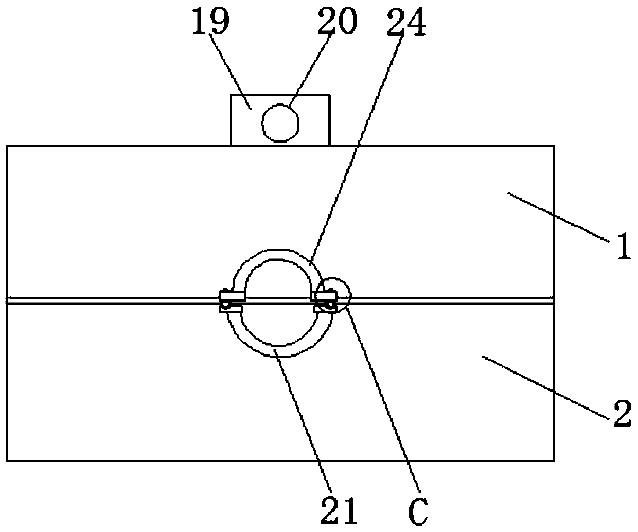 New energy vehicle sensor convenient to install