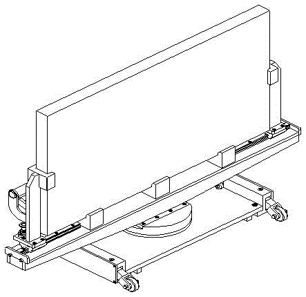 Large size neodymium glass sheet transmission wavefront error detection fixture