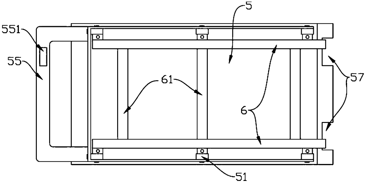 Table board replacing device