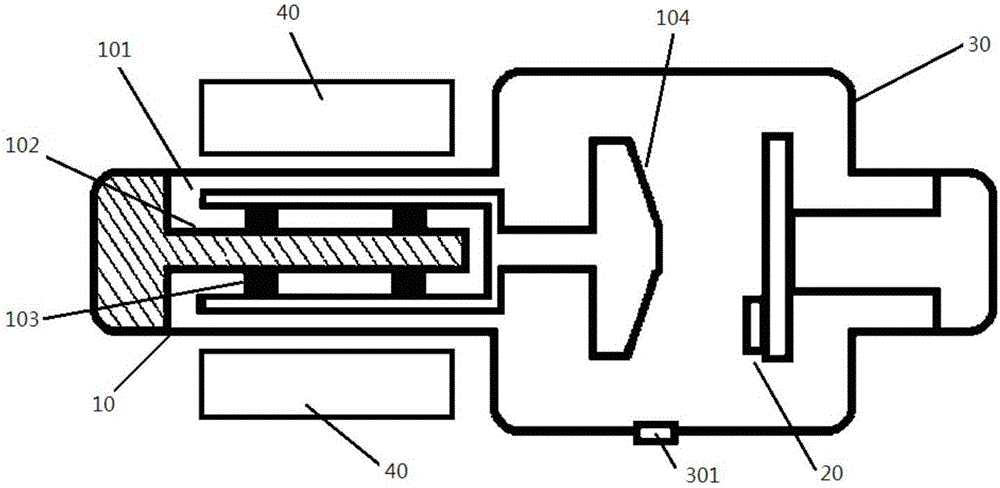 X-ray tube and compensation method using negative thermal compensation for anode movement