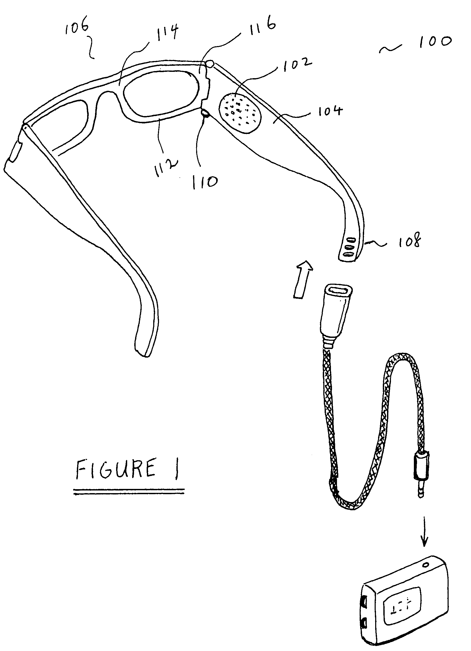 Eyeglasses with electrical components