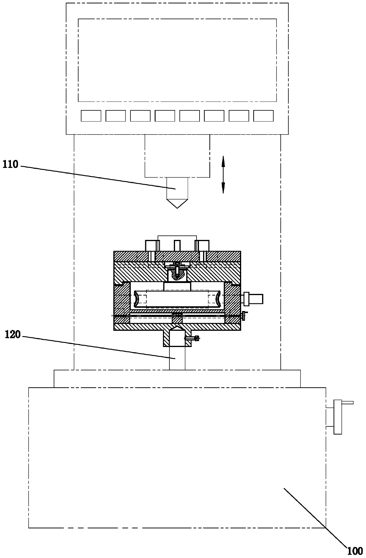 Objective table for detecting hardness of ring type part, micro hardness tester and detecting method thereof