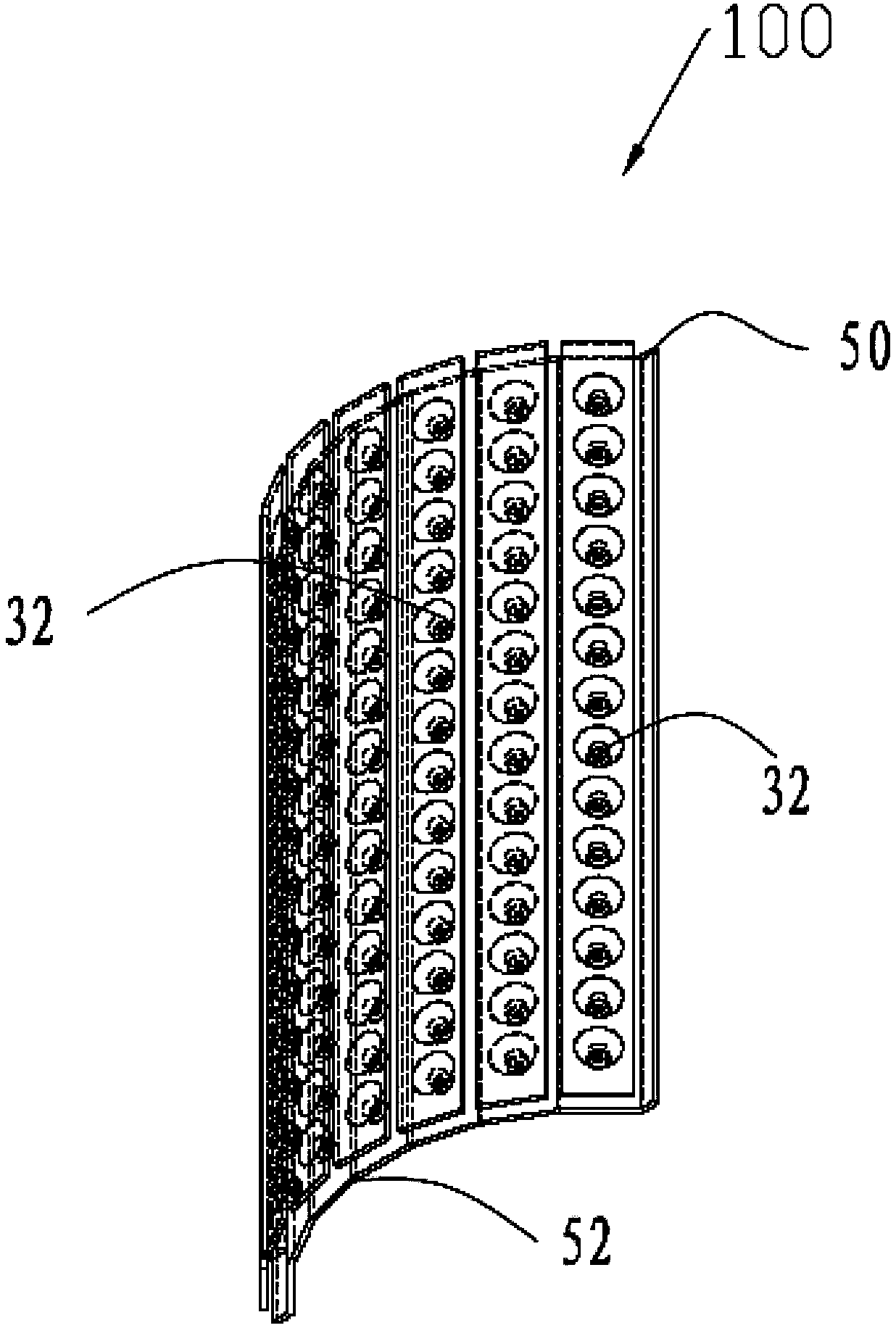 Trimming structure and LED (light emitting diode) lamp adopting trimming structure