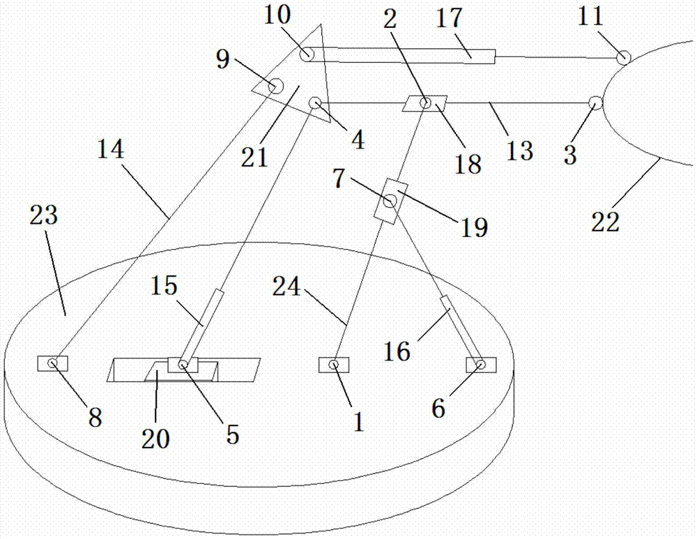 A Six-bar Twelve-pair Excavating Mechanism Working at Multiple Angles