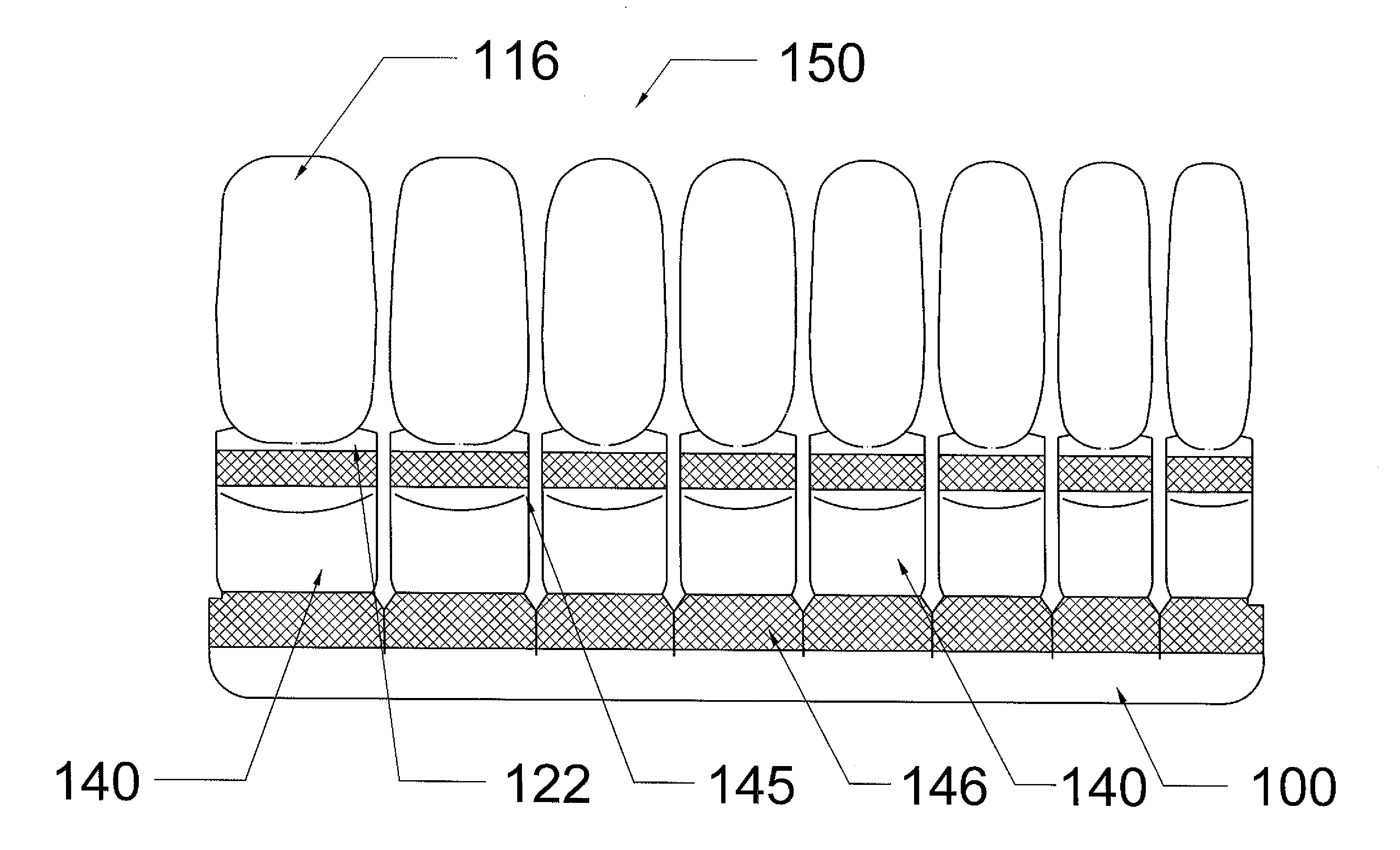 Double-Ended Dry Nail Polish Applique for Coating a Wide Range of Fingernail Sizes