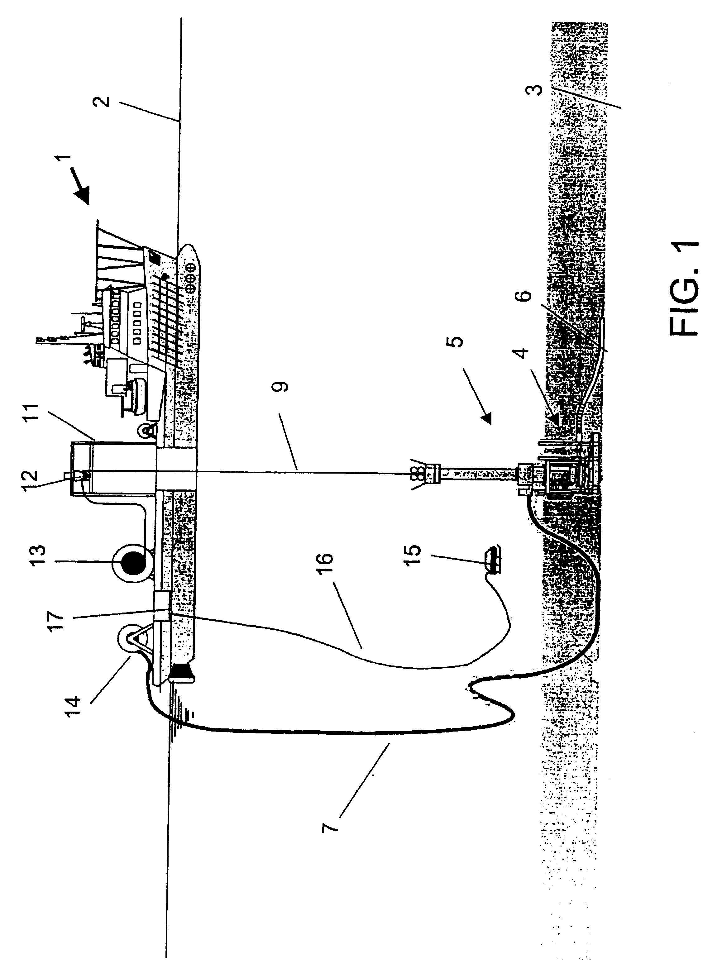 Intervention device for a subsea well, and method and cable for use with the device