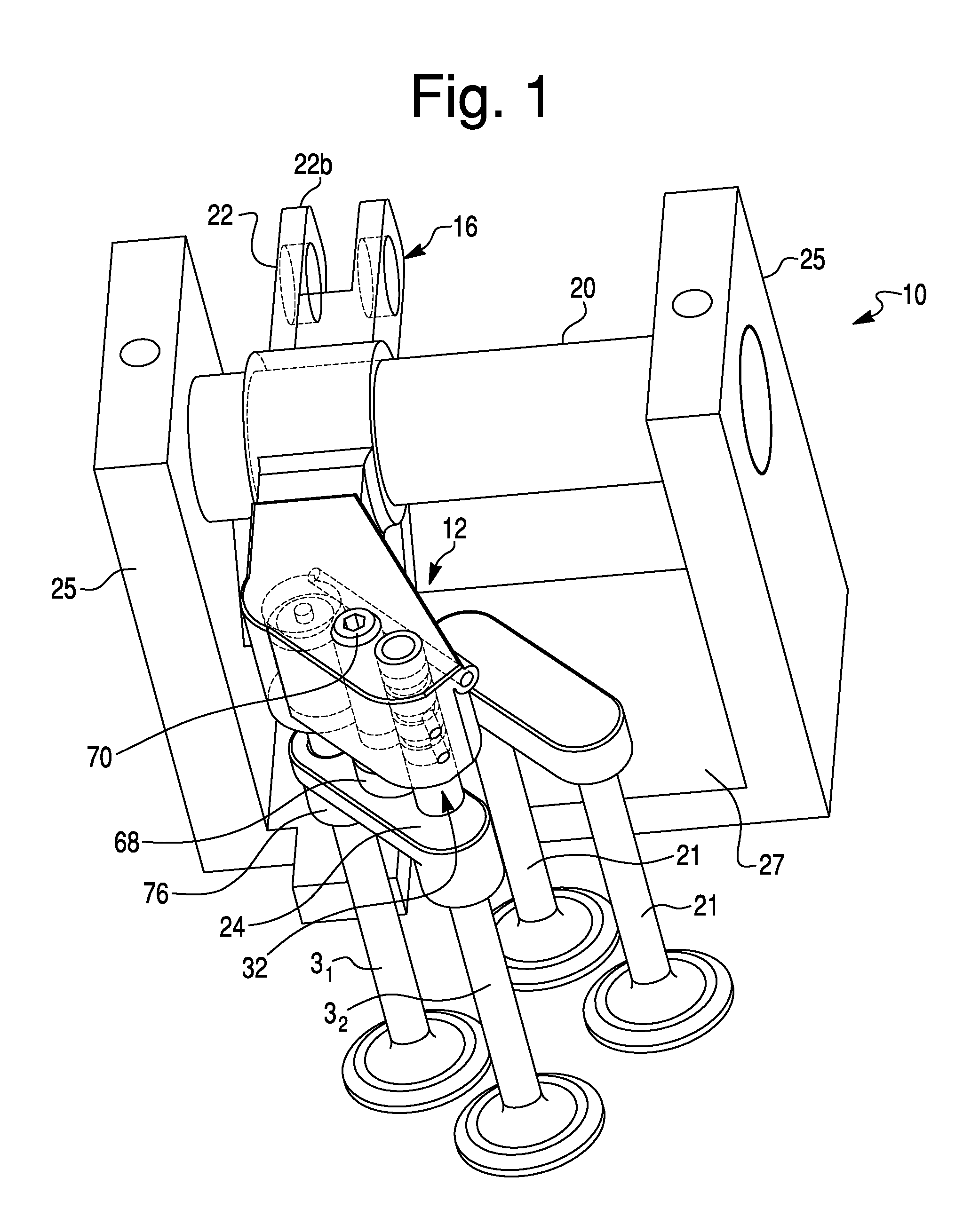 Compression-release engine brake system for lost motion rocker arm assembly and method of operation thereof