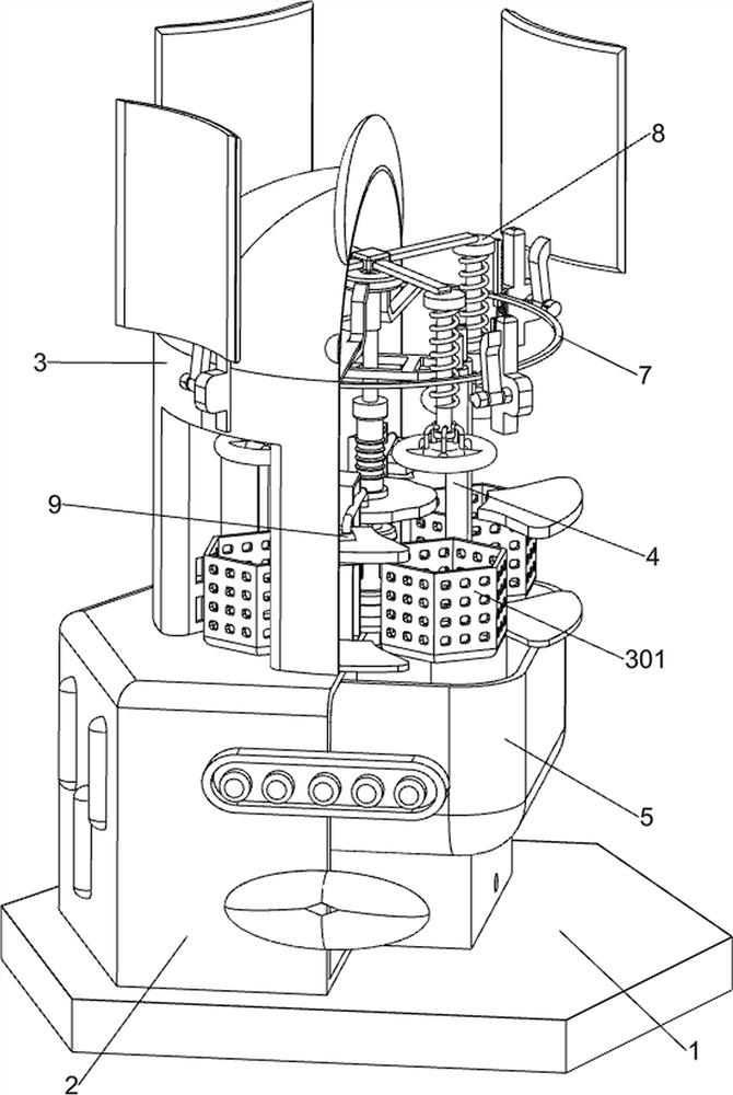 Tool disinfection rack for gynecological nursing