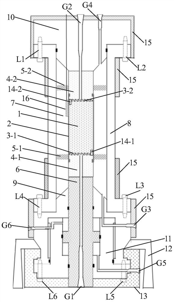 A device and method for detecting mechanical parameters of hydrate-containing sediments based on x-ct