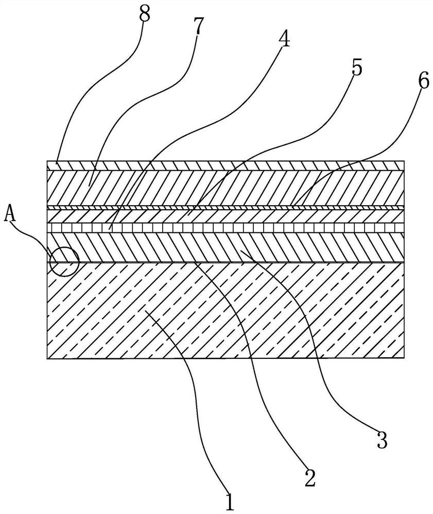 Antistatic glass panel