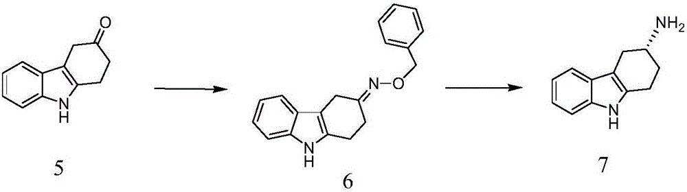 Synthesis method for (R)-3-amino-1,2,3,4-tetrahydrocarbazole