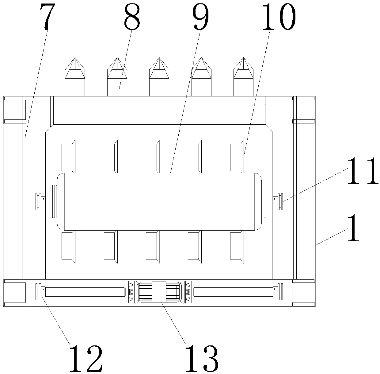 Agricultural automatic soil turning device