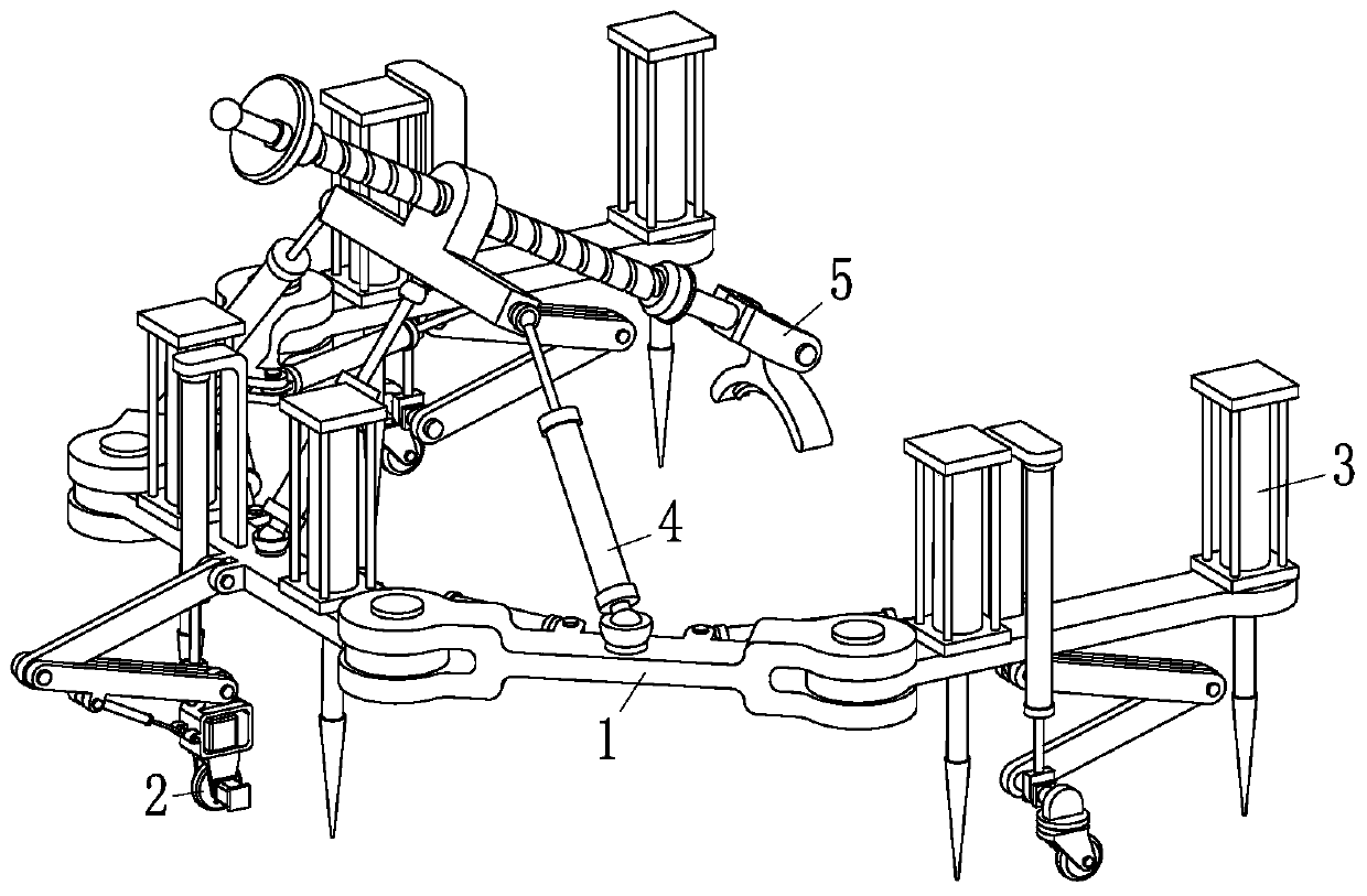 A movable cycad tiller splitting equipment