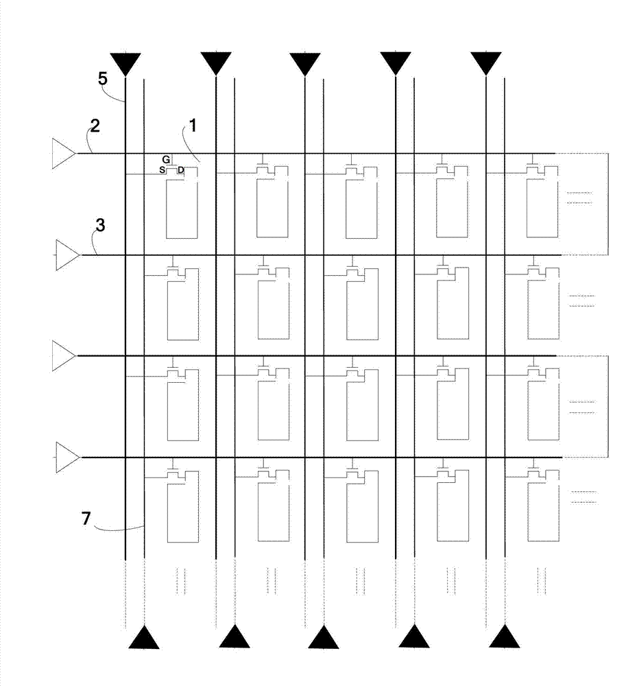 Array substrate, display device and driving method of display device