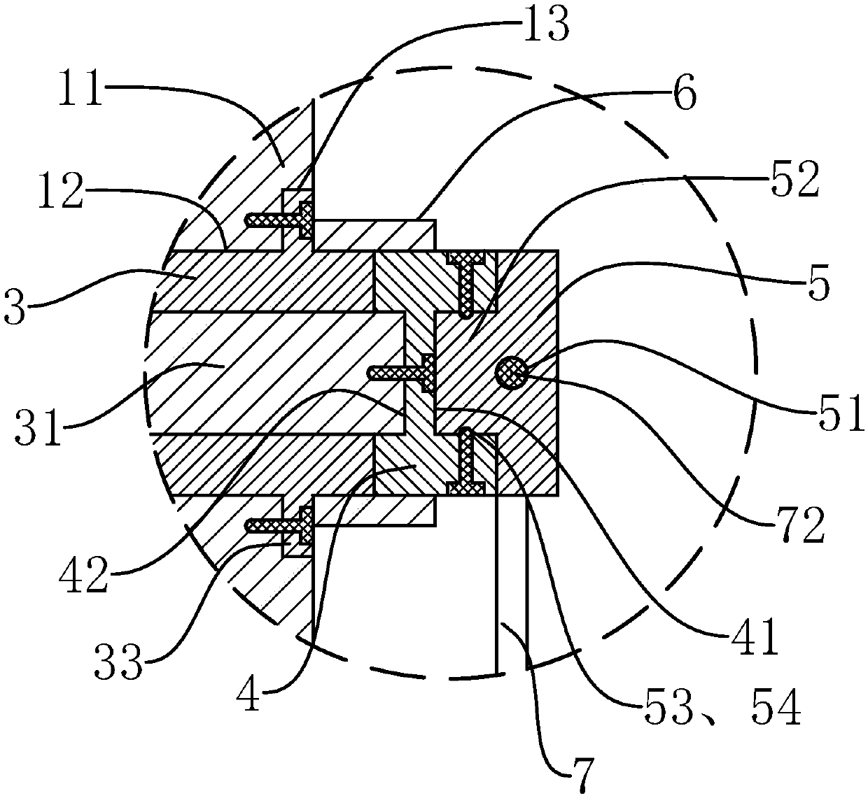 Traditional Chinese medicine cabinet drawer structure as well as making and using methods thereof