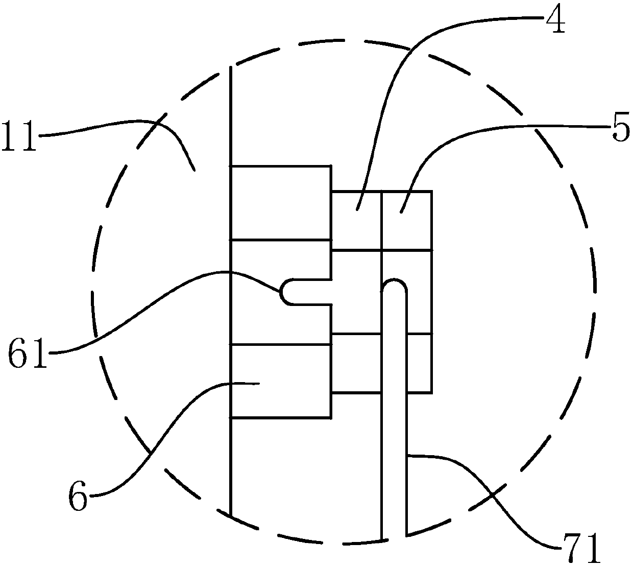 Traditional Chinese medicine cabinet drawer structure as well as making and using methods thereof