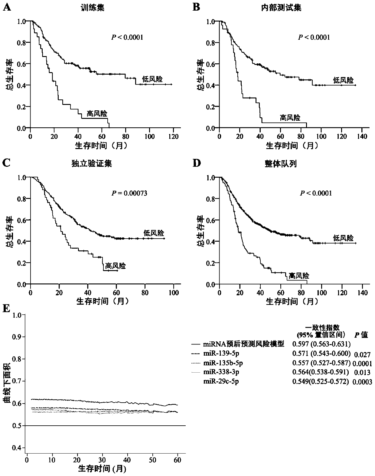 Marker for locally advanced esophageal squamous cell carcinoma prognosis and application of marker