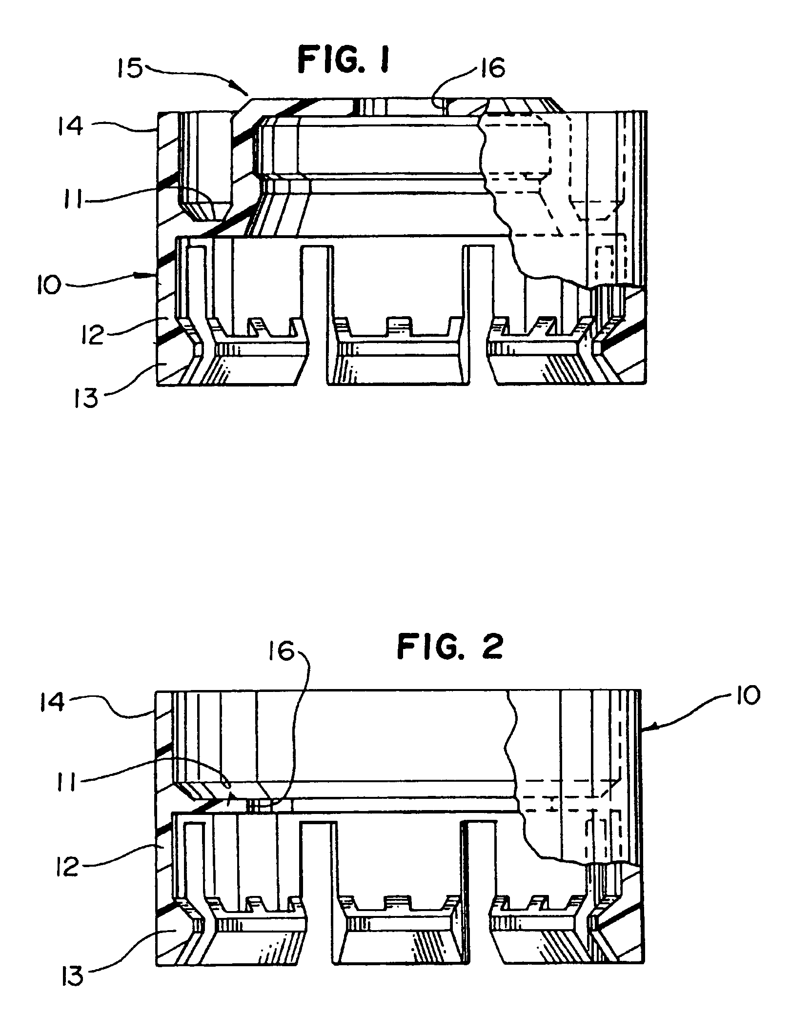 Device for attaching a dispenser member to a receptacle