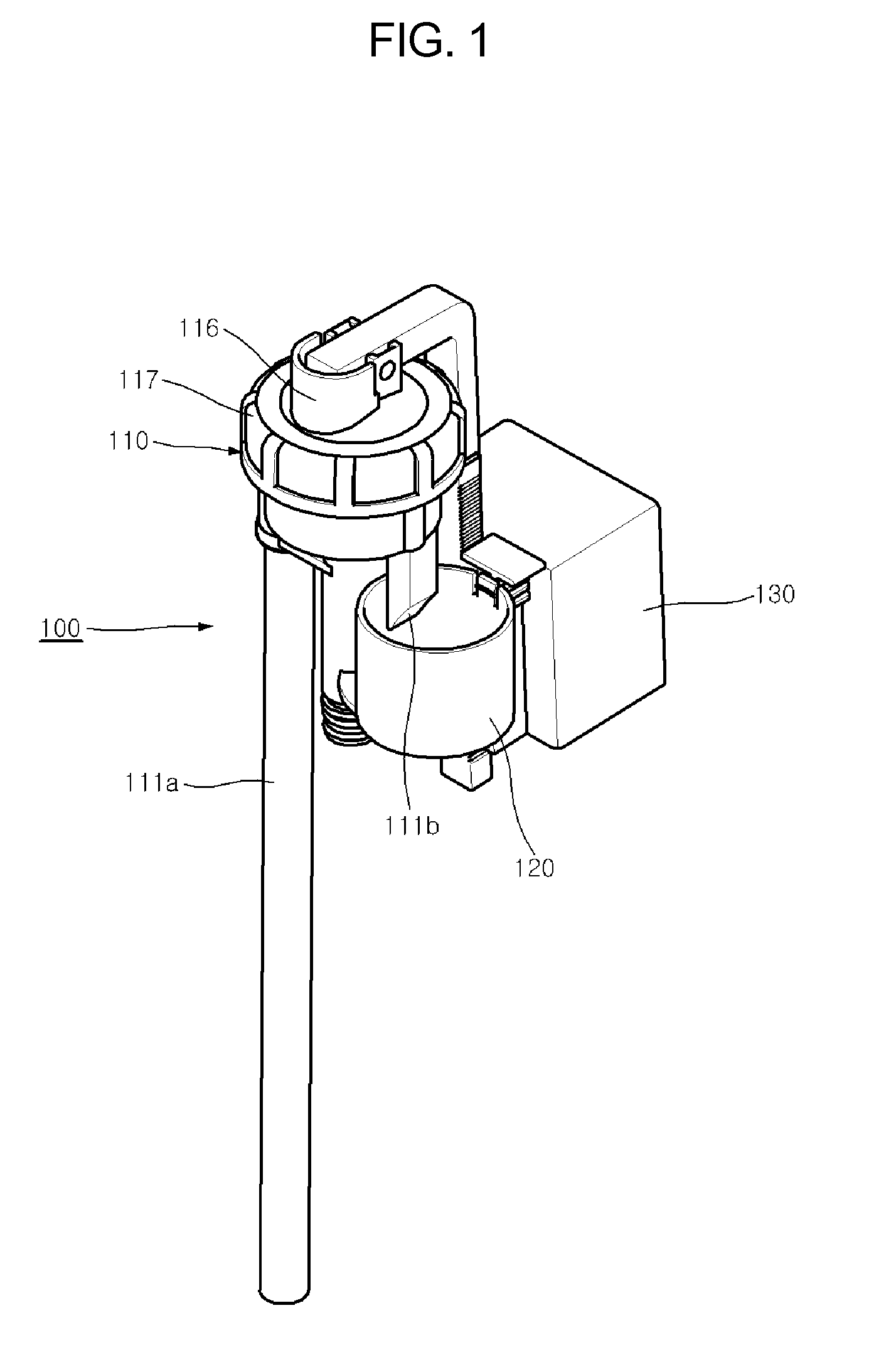 Apparatus for preventing backflow of fill valve in water toilet