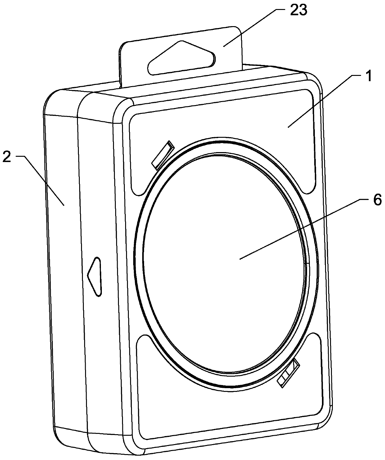 Packaging box for vehicle lamp