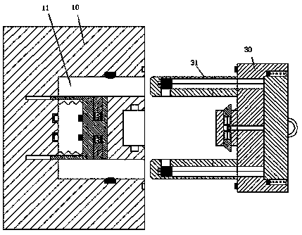 Improved electric power supply safe transmission device