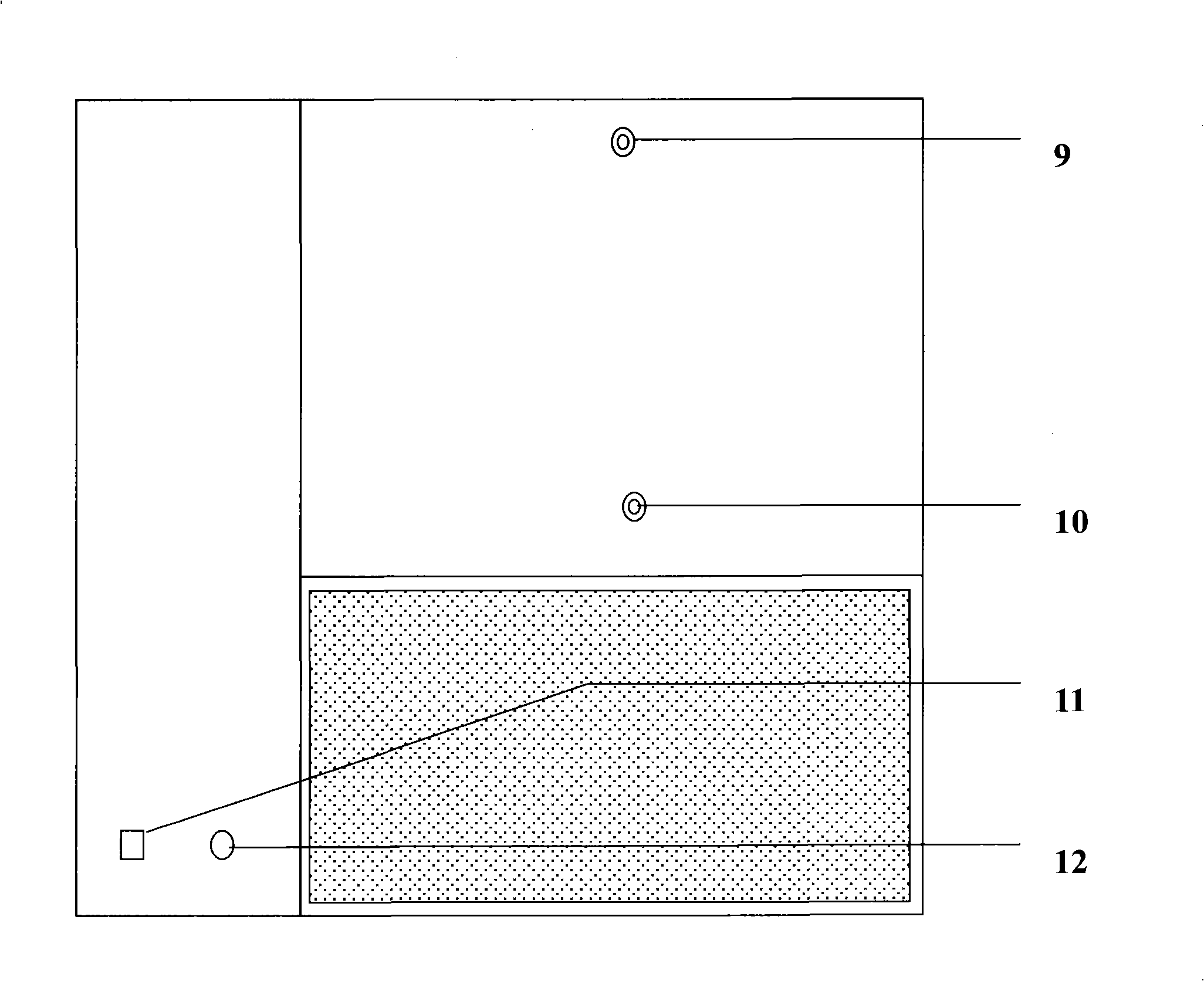 Fumigation simulation device for fumigation gas