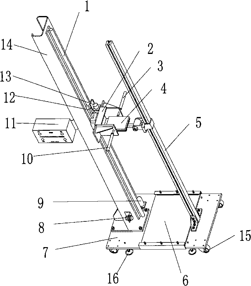 A drop test device