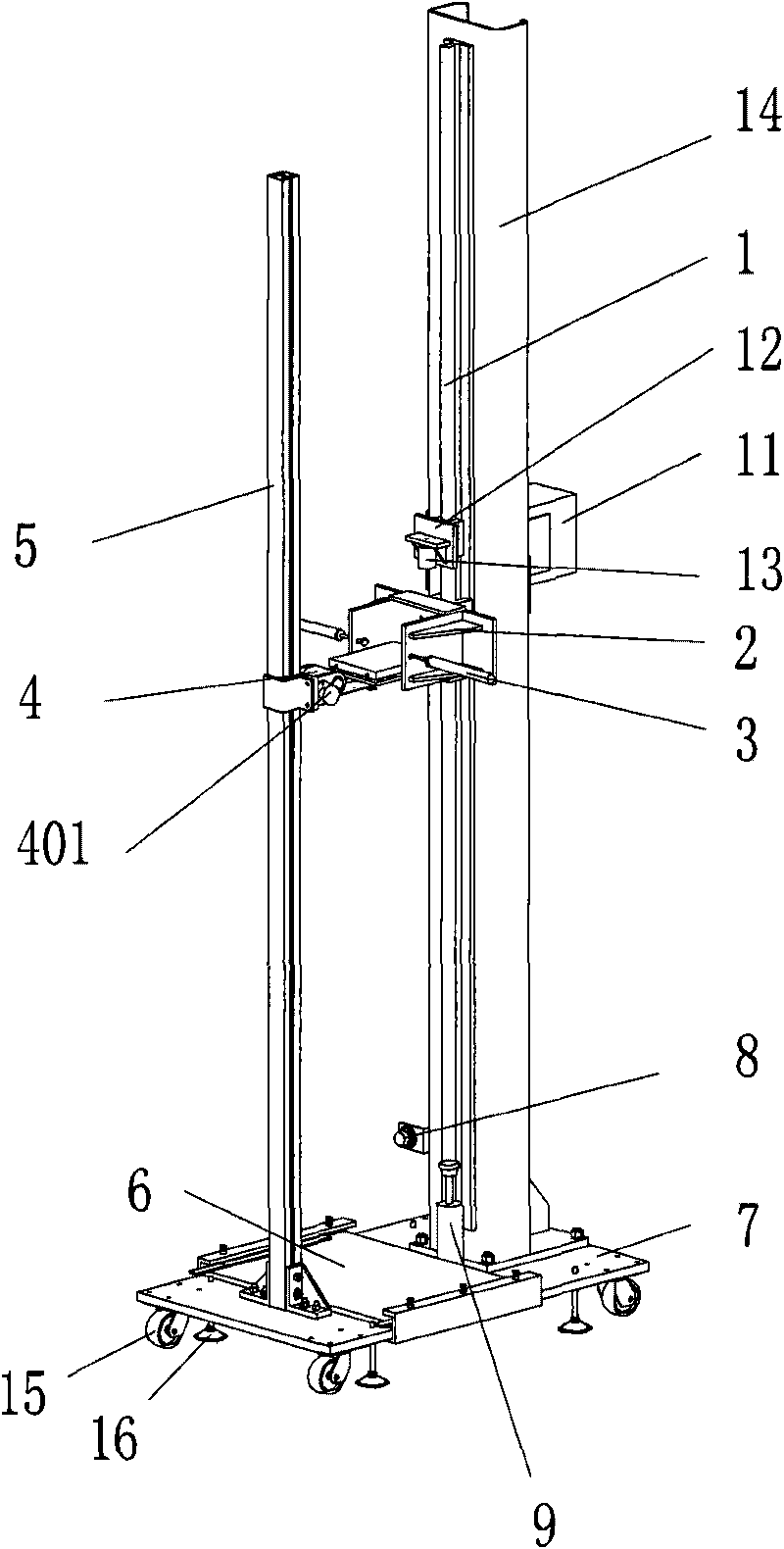 A drop test device