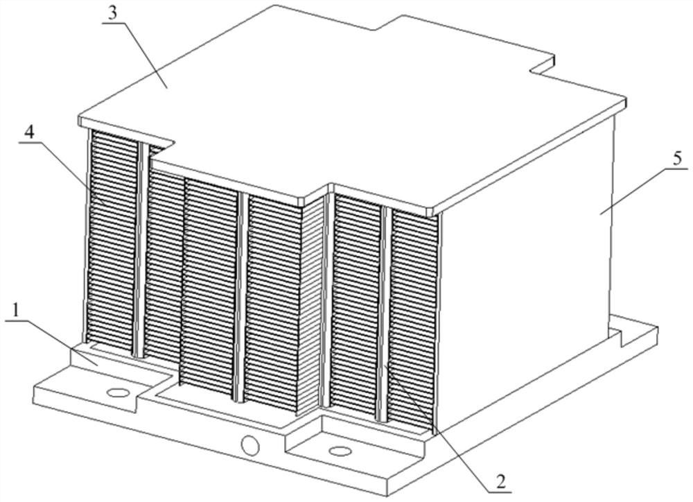 Evaporation cavity enhanced boiling surface structure and thermosyphon radiator