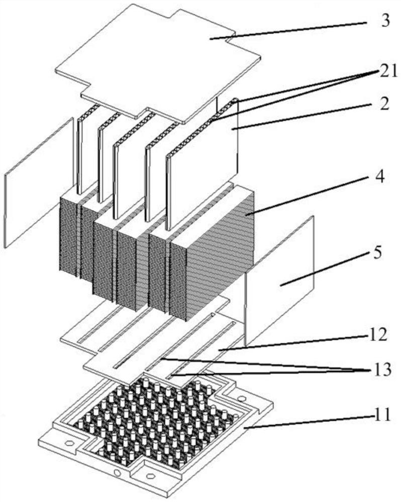 Evaporation cavity enhanced boiling surface structure and thermosyphon radiator