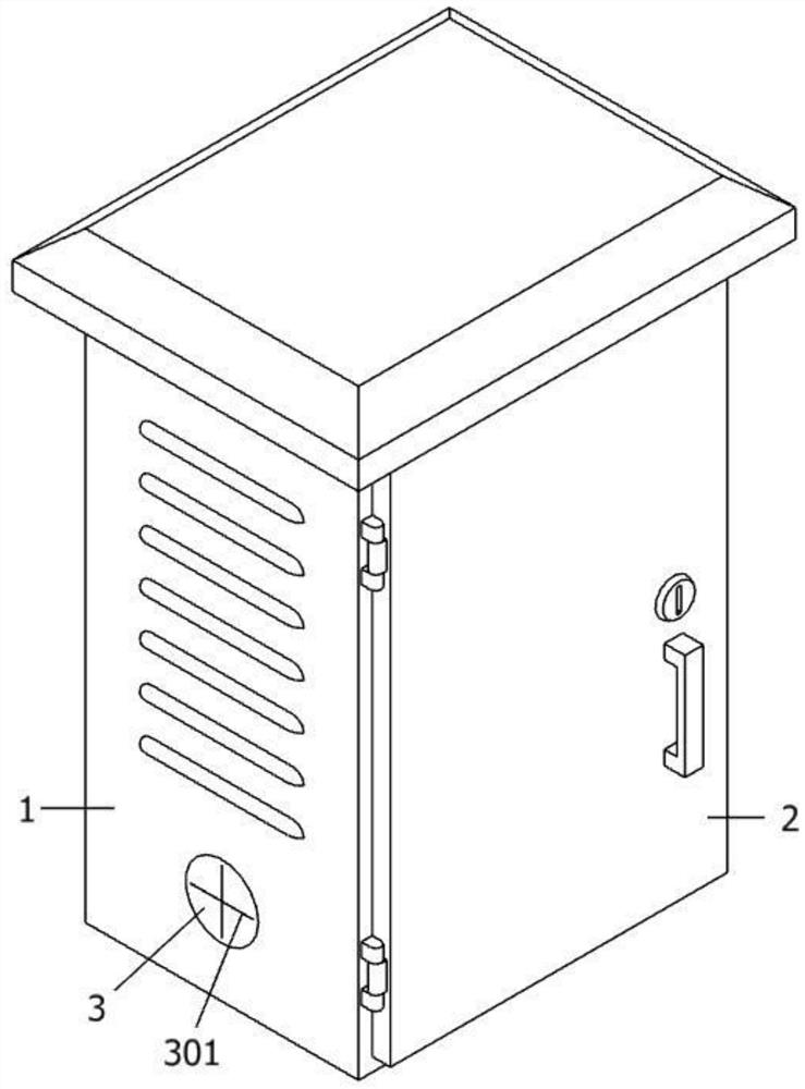 Outdoor power distribution box convenient for identifying whether water enters or not and having temporary sealing function