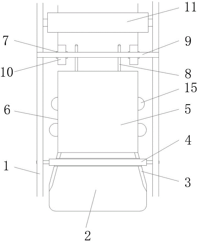 Paper packaging bag forming mechanism