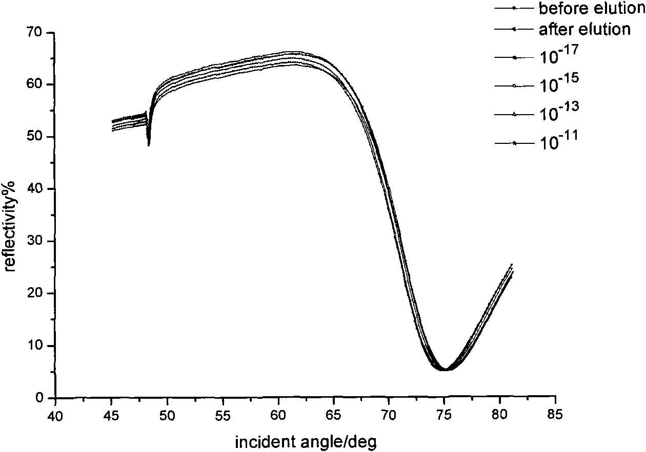 Method for detecting clenbuterol through combination of MIT technology and SPR technology