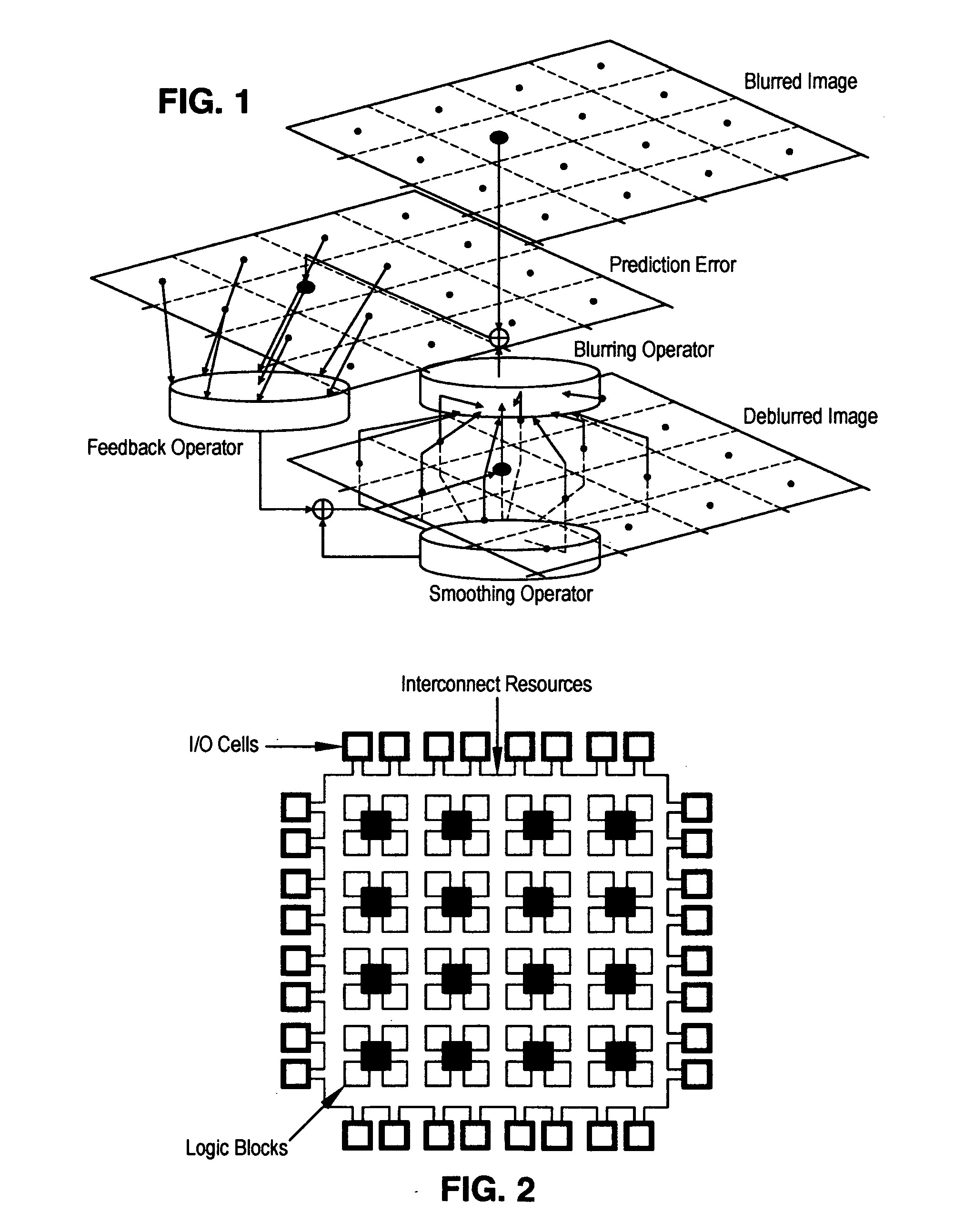 Image deblurring with a systolic array processor