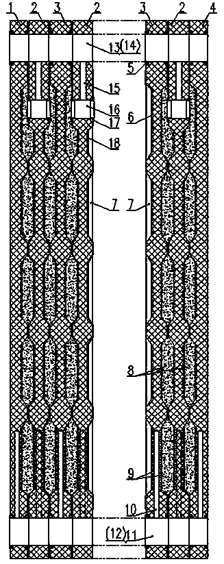 Filter plate assembly with split feed channel and backwashing and back blowing air drying functions